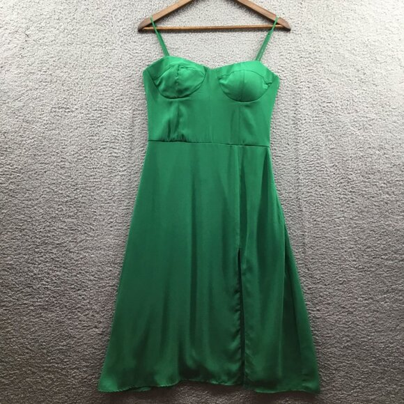Socialite‎ Fit and Flare Dress Emerald M - Picture 1 of 3